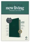 NLT Large Print Thinline Reference Bible Indexed , Filament Enabled  Evergreen Mountain